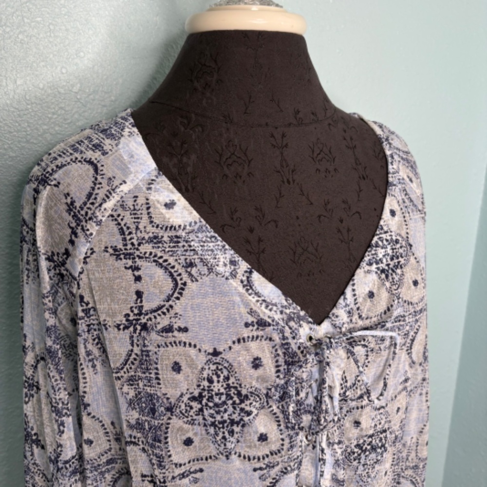 Inc Internation Concepts Plus Size 1x Sheer Blouse - image 4